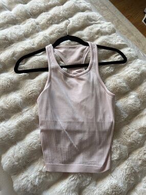 Lululemon Ribbed Racerback Tank Top - Light Pink